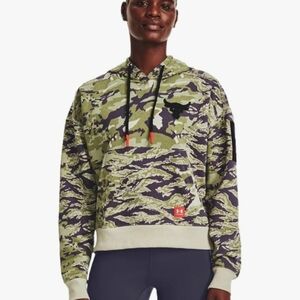 Under Armour Women's Hoodie Project Rock Veterans S Camouflage Green
